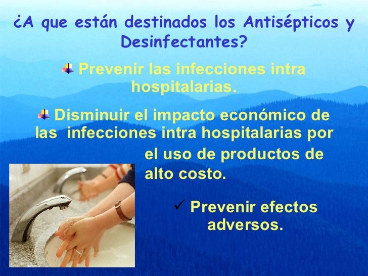 antisepticos y desinfectantes hospitalarios